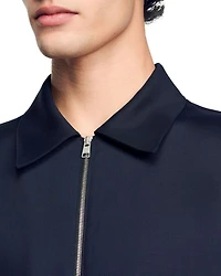Chemise Zip Front Shirt Jacket
