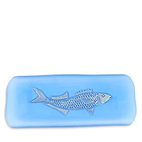 Vietri Isola Glass Small Fish Rectangular Tray