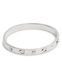 Signature Stone Sculpted C Bangle Bracelet
