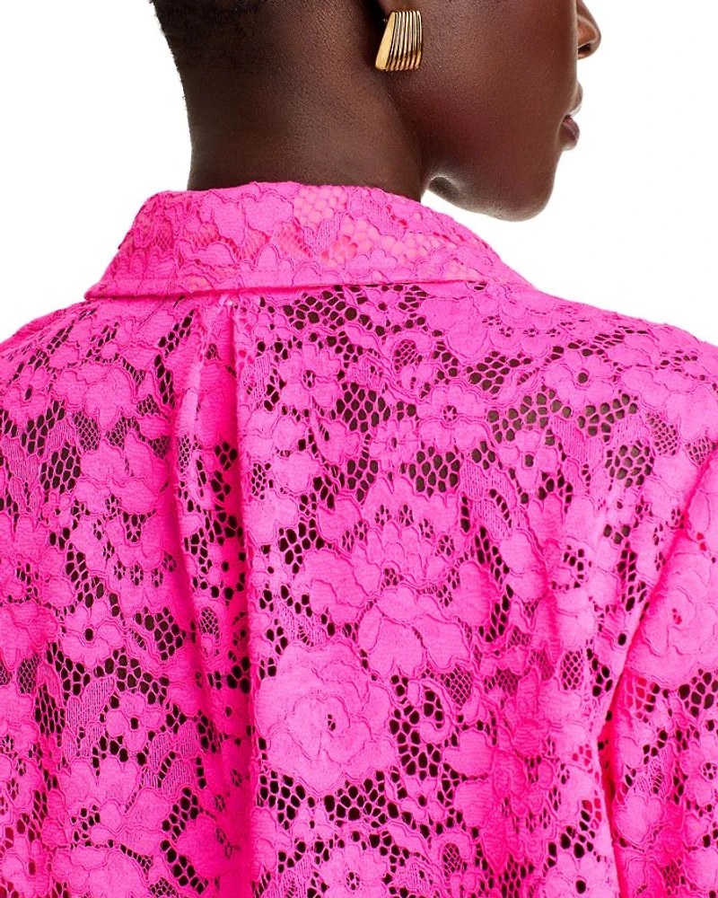 Akemi Cropped Button Front Top