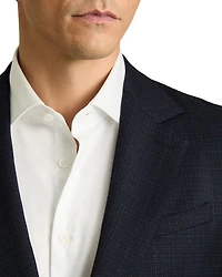 Slim Fit Hatch Textured Blazer