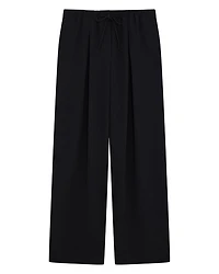 Pleated Drawstring Pants