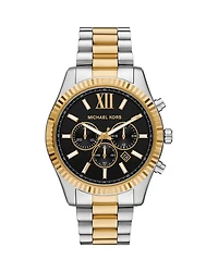 Michael Kors Lexington Chronograph Two-Tone Stainless Steel Watch, 44mm