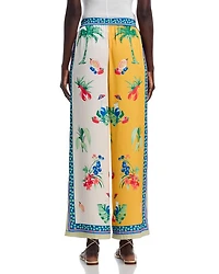 Printed Wide Leg Pants - Exclusive