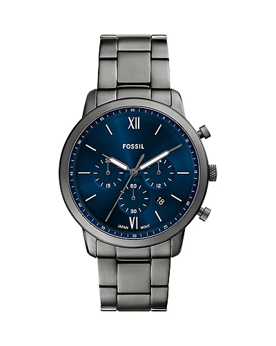 Fossil Neutra Chronograph Smoke Stainless Steel Watch, 44mm