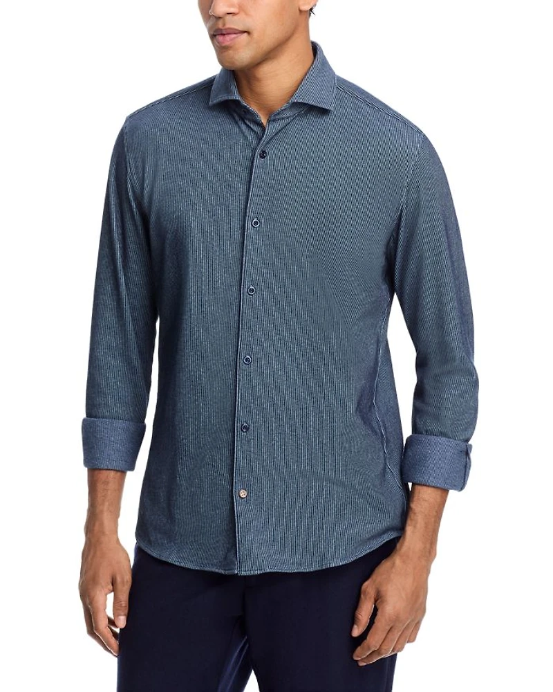Hal Spread Collar Casual Button Down Shirt