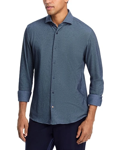 Hal Spread Collar Casual Button Down Shirt