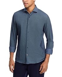 Hal Spread Collar Casual Button Down Shirt