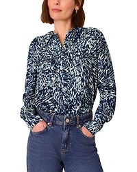 Leopard Swirl Print Shirt