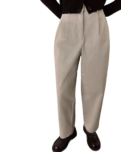 Petites Bethany Barrel Leg Trousers