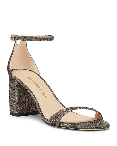Stuart Weitzman Women's Nudist Block 75 Sandals