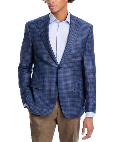 Siena Check Windowpane Regular Fit Sport Coat