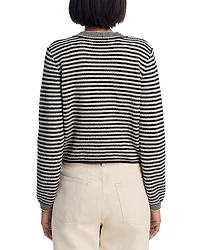The Court Crewneck Cardigan Sweater