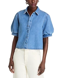 Frame The Billow Short Sleeve Shirt