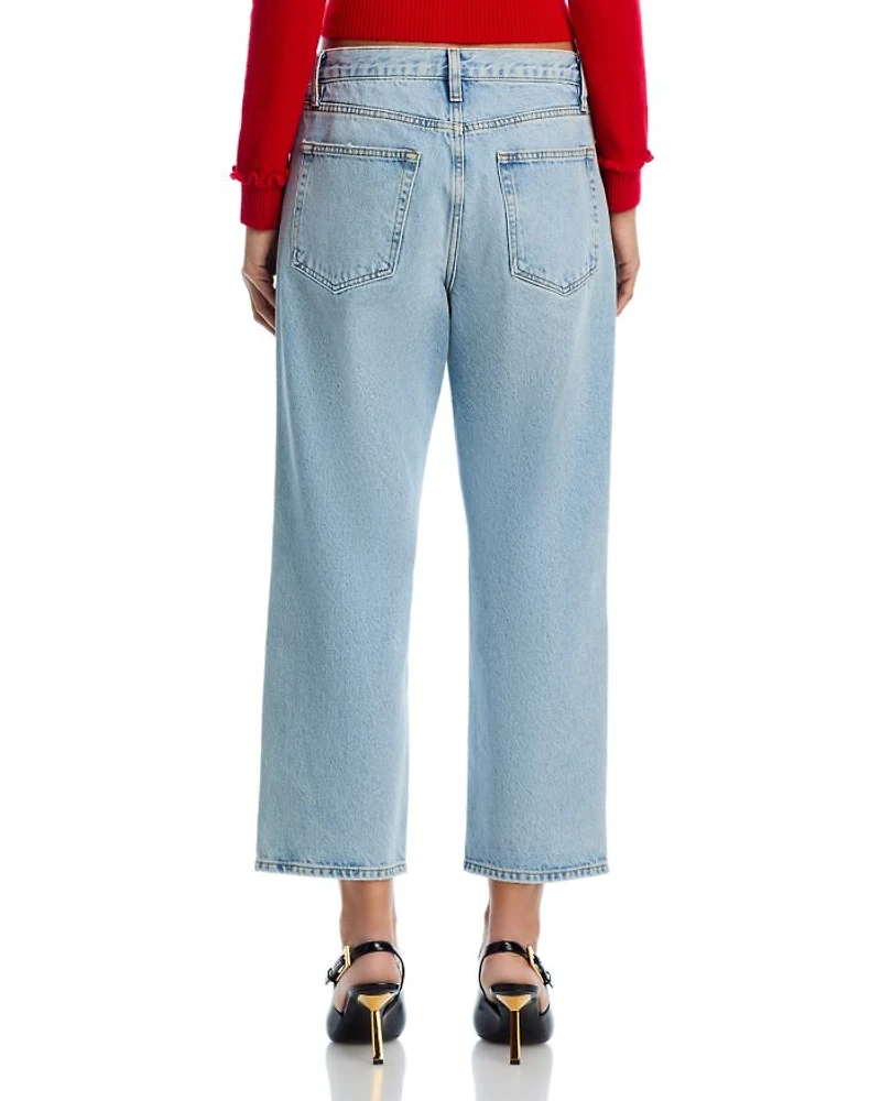 The Hang High Rise Ankle Straight Jeans Johanna
