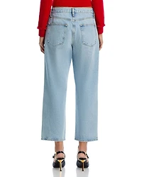 The Hang High Rise Ankle Straight Jeans Johanna
