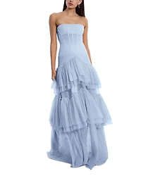 Bcbg Strapless Corset Gown