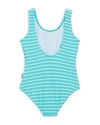 Girls' Crinkle One Piece Swimsuit - Little Kid