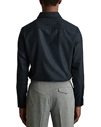 Crawford Long Sleeve Button Up Twin Pocket Overshirt