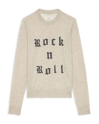 Ivy Rock N Roll Graphic Cashmere Sweater