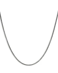 John Hardy Sterling Silver Chain Box Link Necklace