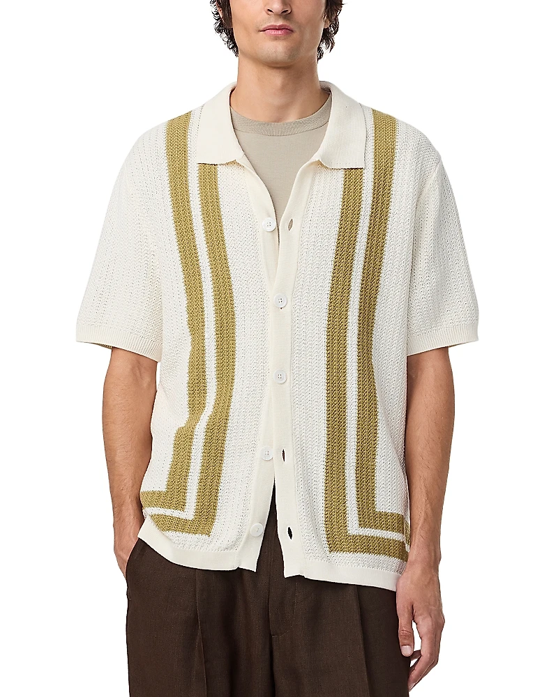 NN07 Ares Knit Button Down Shirt