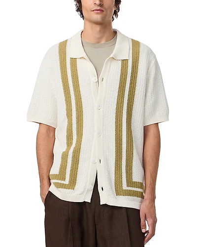 NN07 Ares Knit Button Down Shirt