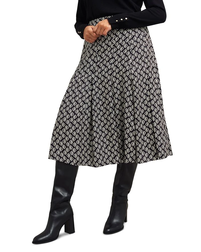 Roxanne Geometric Print Skirt