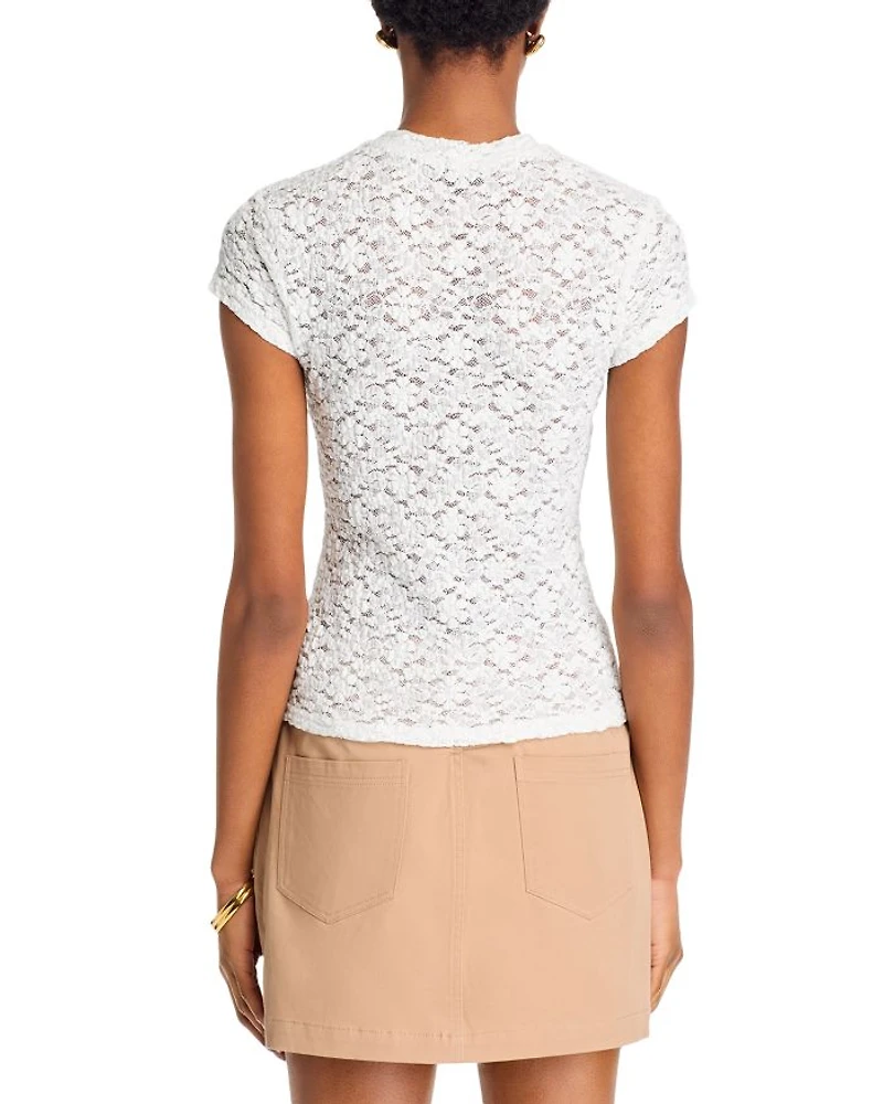 Puckered Lace Top - Exclusive