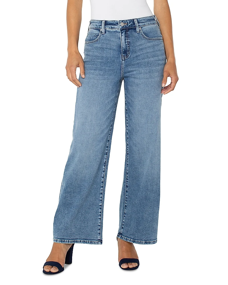Liverpool Los Angeles Stride High Rise Wide Leg Jeans