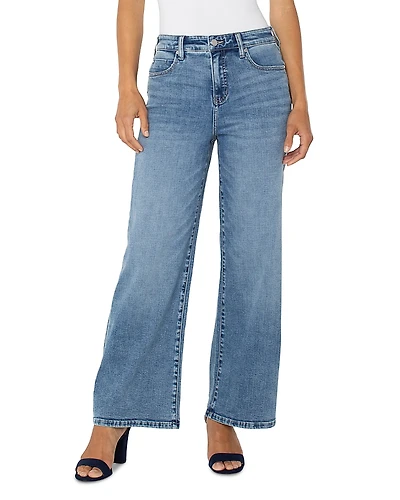 Liverpool Los Angeles Stride High Rise Wide Leg Jeans