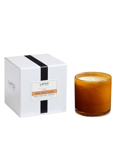 Amber Black Vanilla Foyer Candle 6.5 oz.