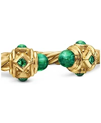 18K Yellow Gold Renaissance Emerald Ring