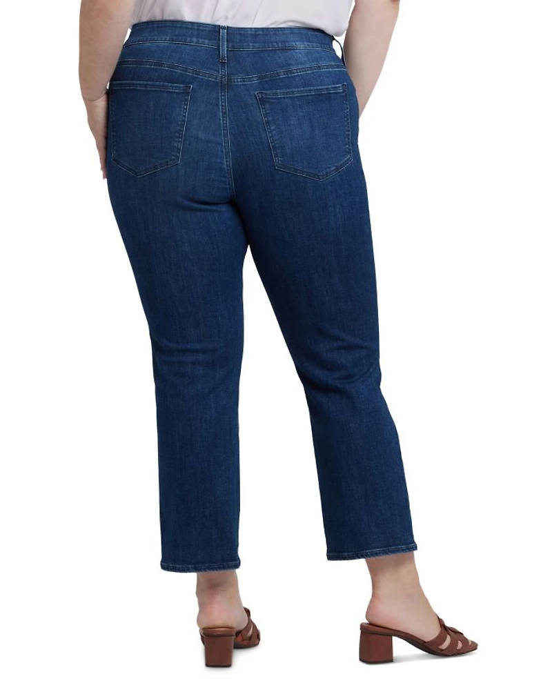 Marilyn Straight Ankle Jeans Ibiza Blue