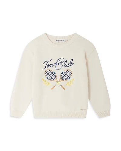 Bonpoint Boys' Elivir Embroidered Sweater - Little Kid, Big Kid