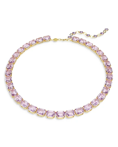 Swarovski Millenia Octagon Crystal Tennis Necklace