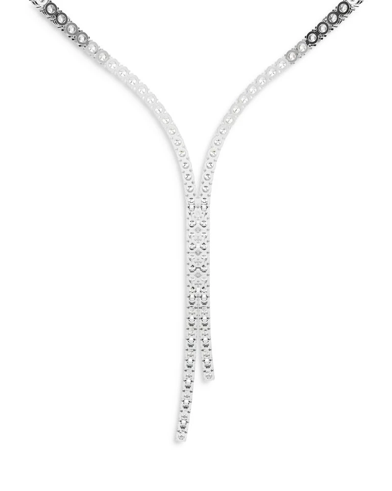Matrix Crystal Y Necklace, 14-17"