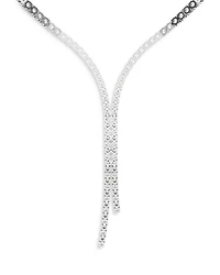 Matrix Crystal Y Necklace, 14-17"