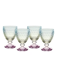 Villeroy & Boch Boston Pearl Crystal Red Wine Glasses, Set of 4