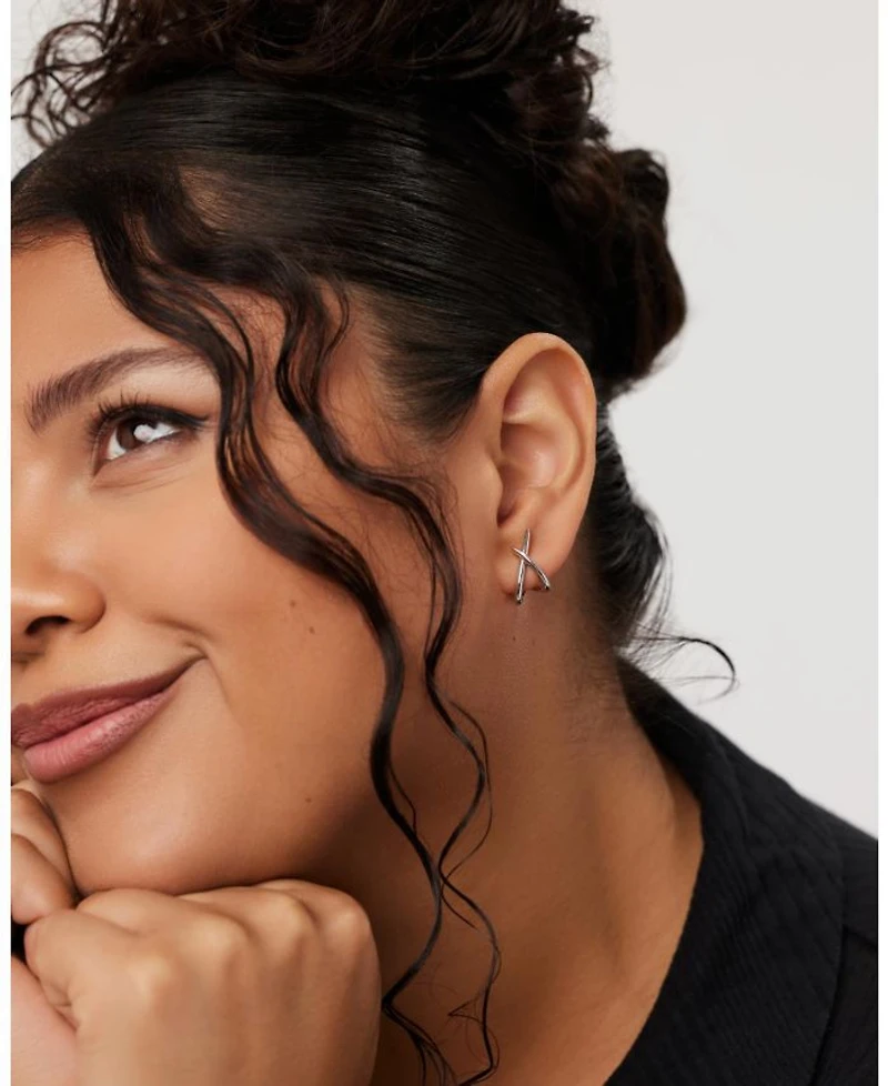 Sloane Silver Stud Earrings