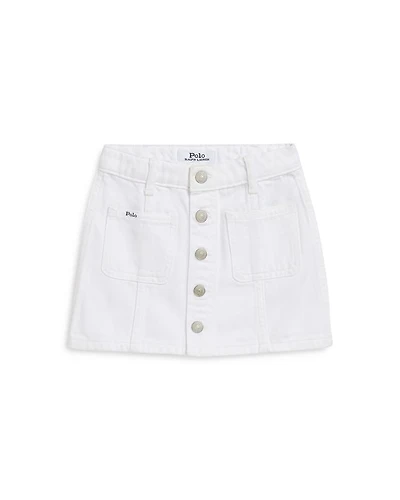 Girls' Cotton Denim Skirt - Little Kid