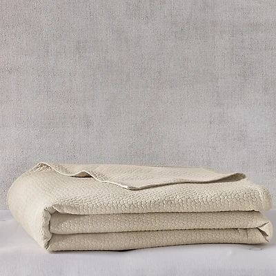 Hudson Park Collection Signature Pebbled Matelasse Coverlet, King