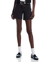 501 Mid Thigh Denim Shorts Lunar Black