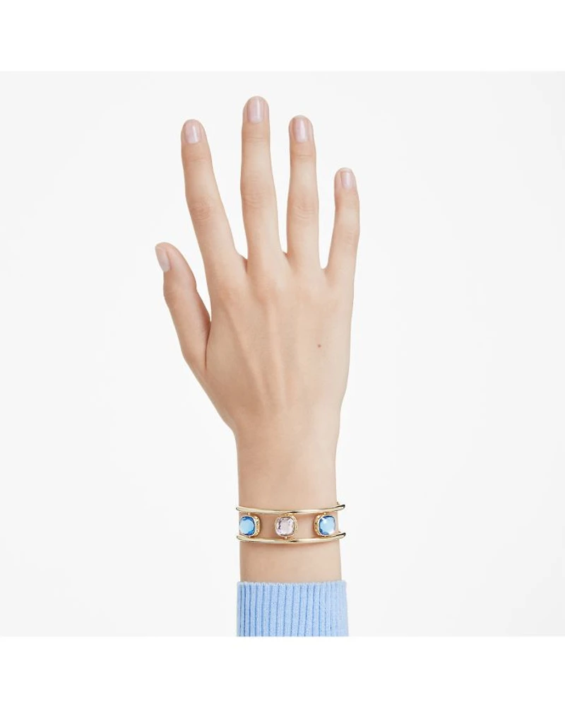Chroma Crystal Reversible Cuff Bracelet