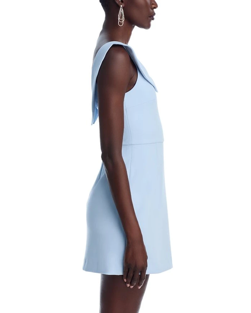 The Whisper Collar Mini Dress