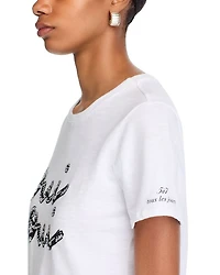 Rhinestone Oui Tee