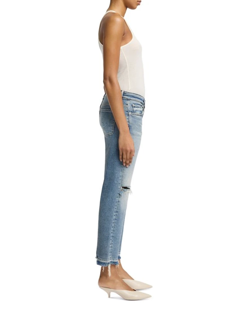 Calie Straight Ankle Jeans Shore Break