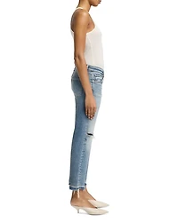 Calie Straight Ankle Jeans Shore Break