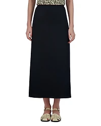 Point Satin A Line Skirt