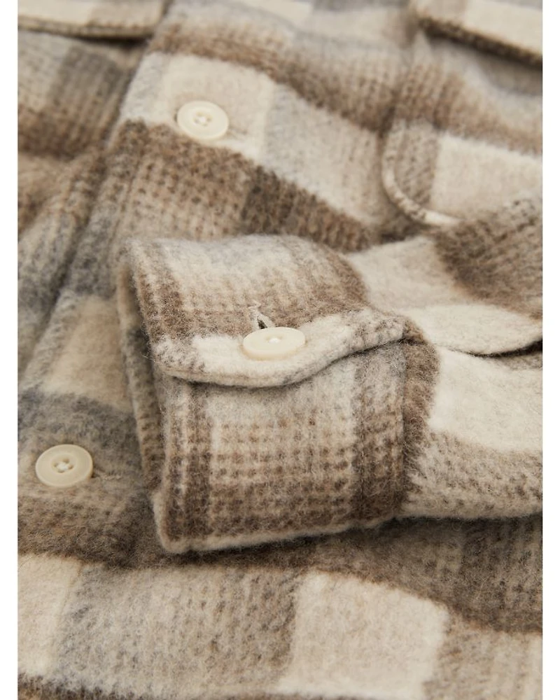 Mellish Brushed Check Overshirt